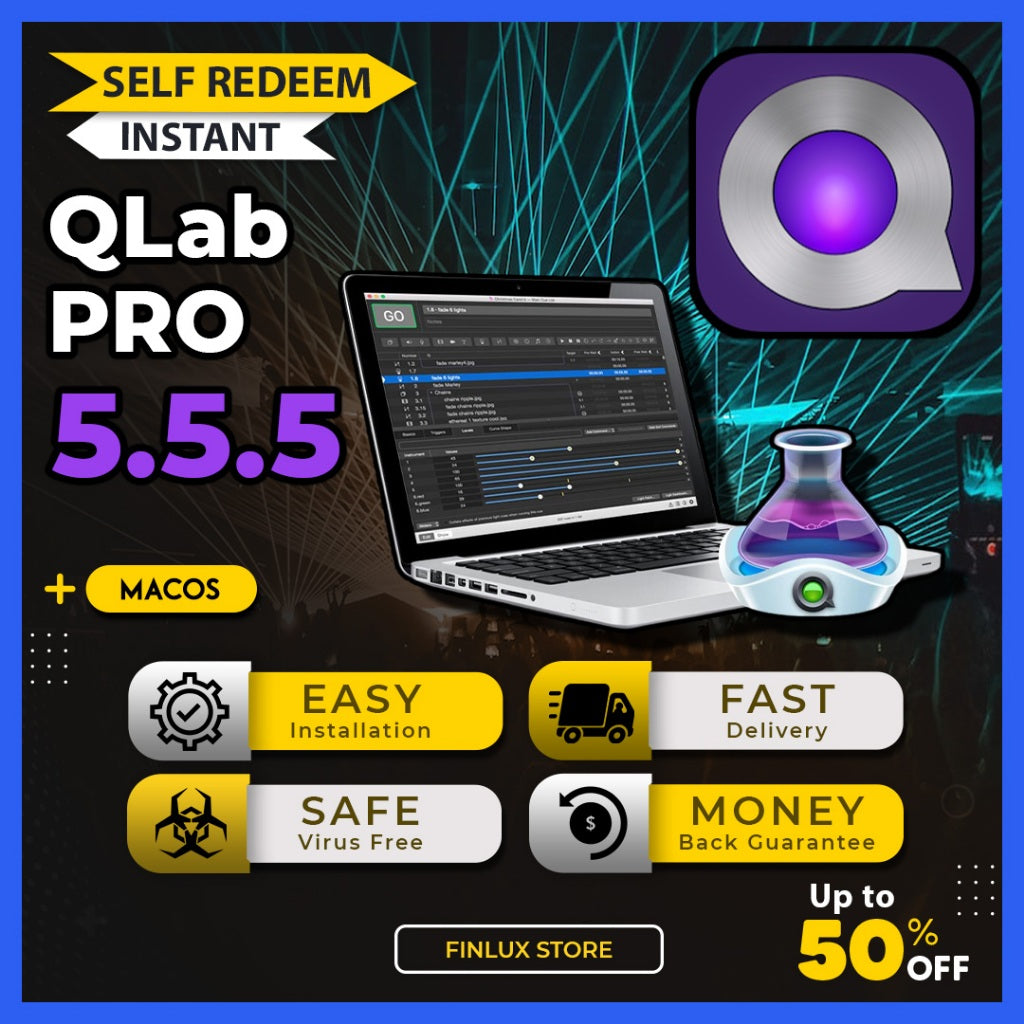 [SELF REDEEM] QLab Pro v5.5.5 Latest 2025 Lifetime For McOS