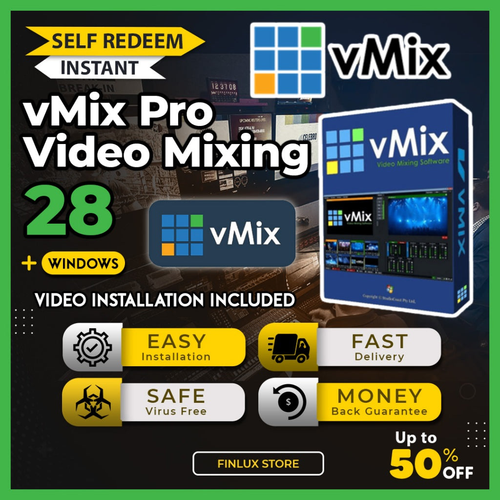 [SELF REDEEM] vMix Pro 2025 v28 Latest For Windows (64-bit)