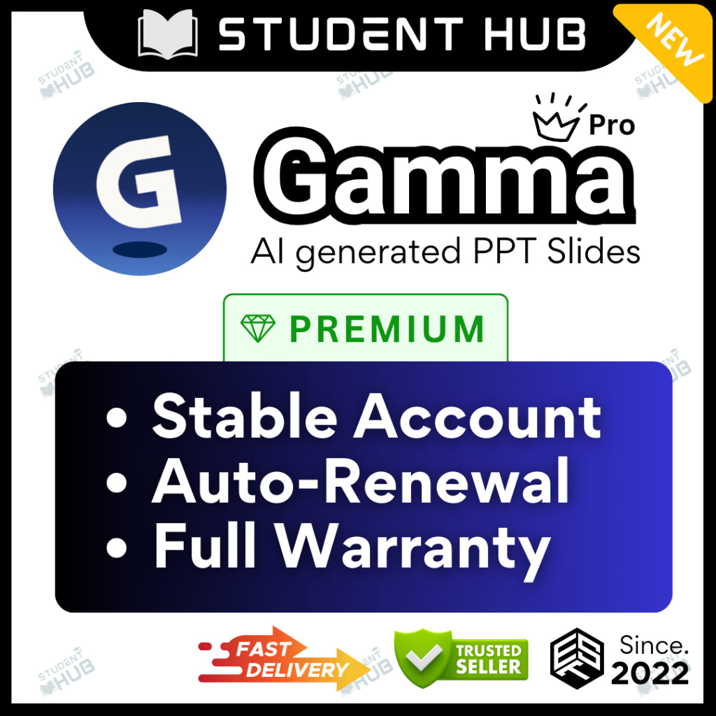 [FAST 24/7] Gamma AI Presentation Slides Premium Account