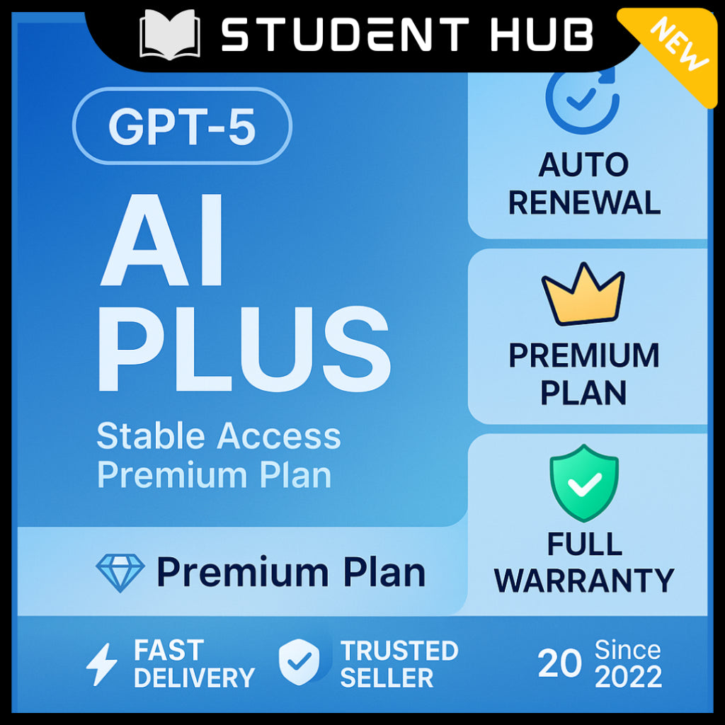 [Ready stock] Latest ChatGP GPT5 Plus Bypass Full version with masterclasses A+B