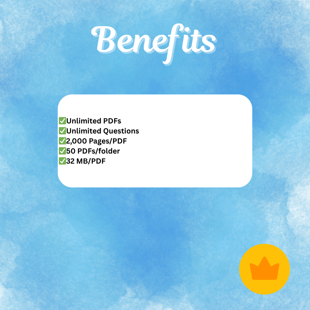 [FAST 24/7] ChatPDF AI Plus Unlimited PDFs & Questions | Chat With Your PDFs | Powered by GPT-4