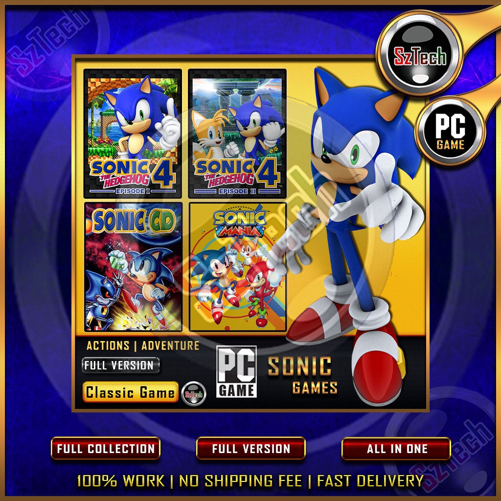 Sonic the Hedgehog 4  Sonic CD & Sonic Mania Game for PC  Sonic Games  Sega Games