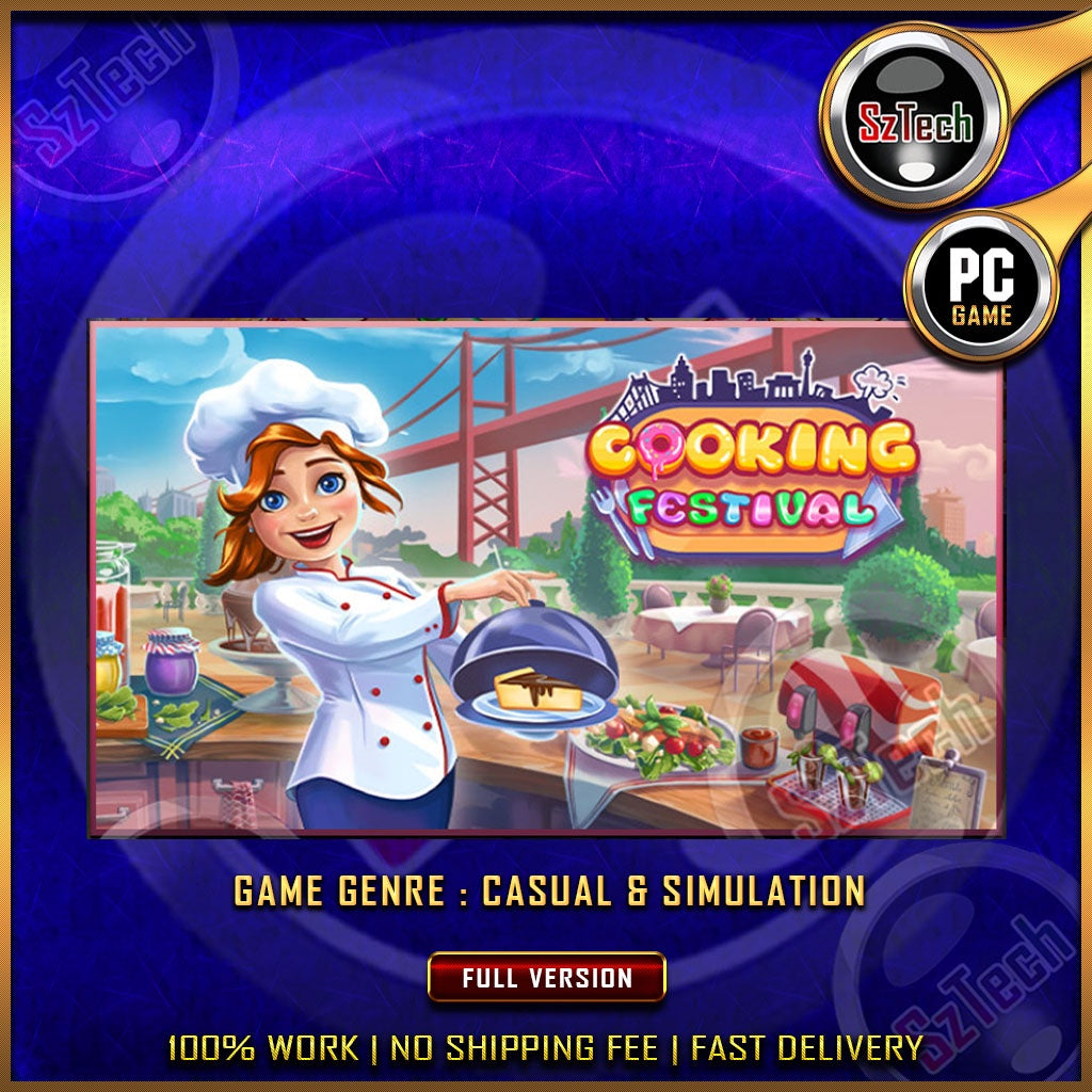 Cooking Festival [PC GAME]  [ DIGITAL DOWNLOAD] Classic GamesCasual-SimulationNostalgia Game