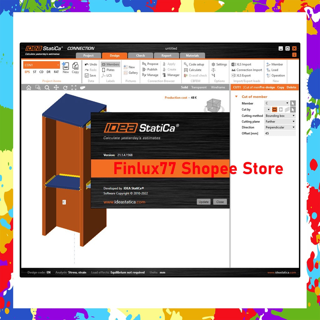 [SELF REDEEM] IDEA StatiCa v25.0.2 Lifetime For Windows (64-Bit)