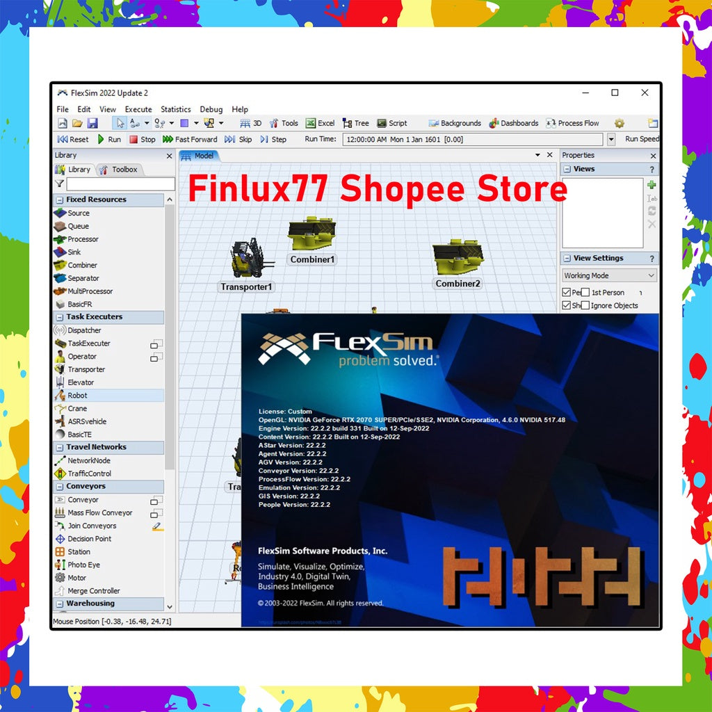 [SELF REDEEM] FlexSim Enterprise v2024.2.2 Latest Lifetime For Windows (64-Bit)