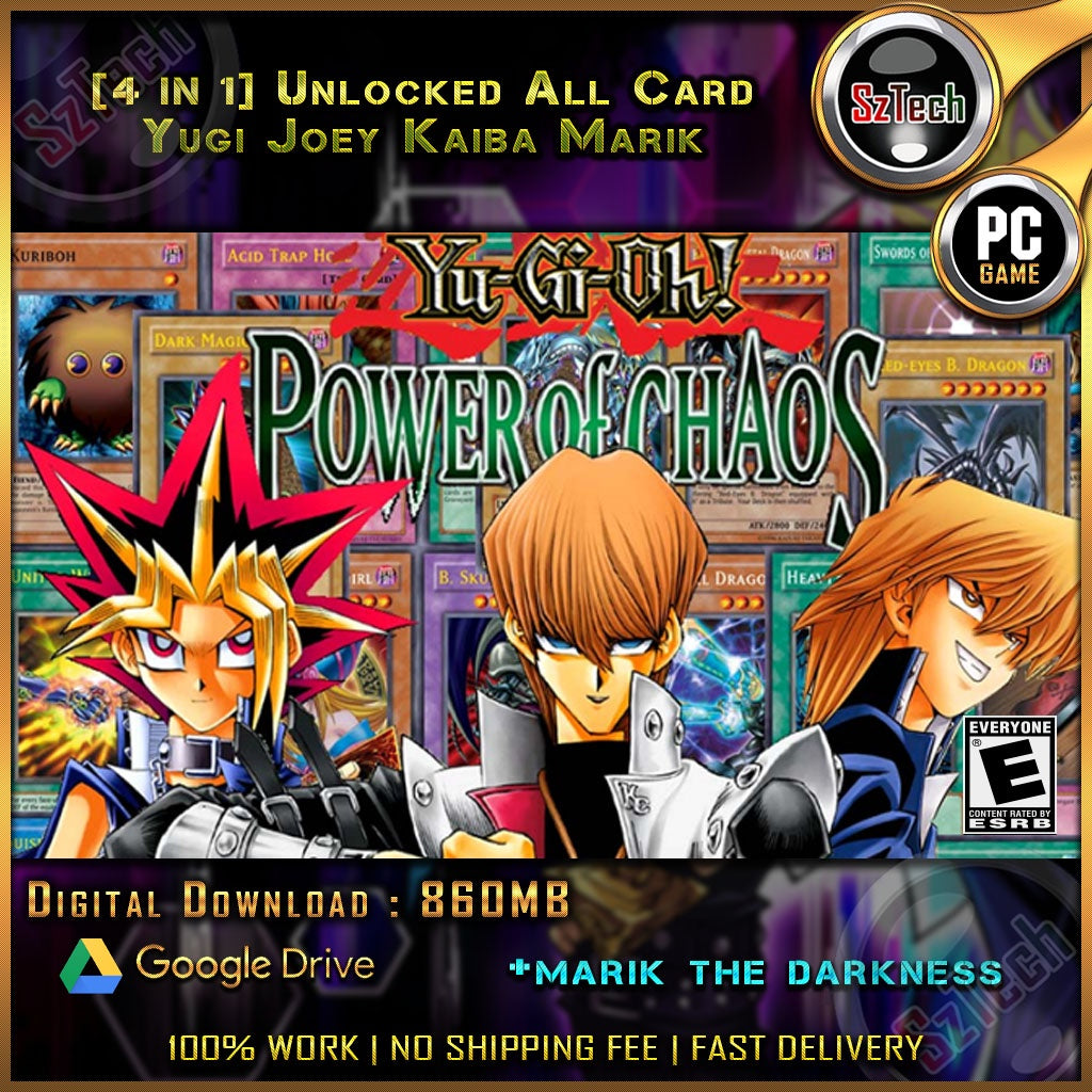 [ PC GAME ][ 4 IN 1 ] Yu-Gi-Oh! Power of ChaosSimulationCard GameYugioh