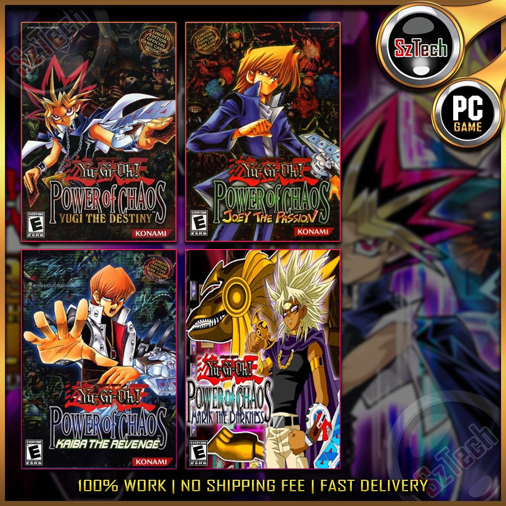 [ PC GAME ][ 4 IN 1 ] Yu-Gi-Oh! Power of ChaosSimulationCard GameYugioh