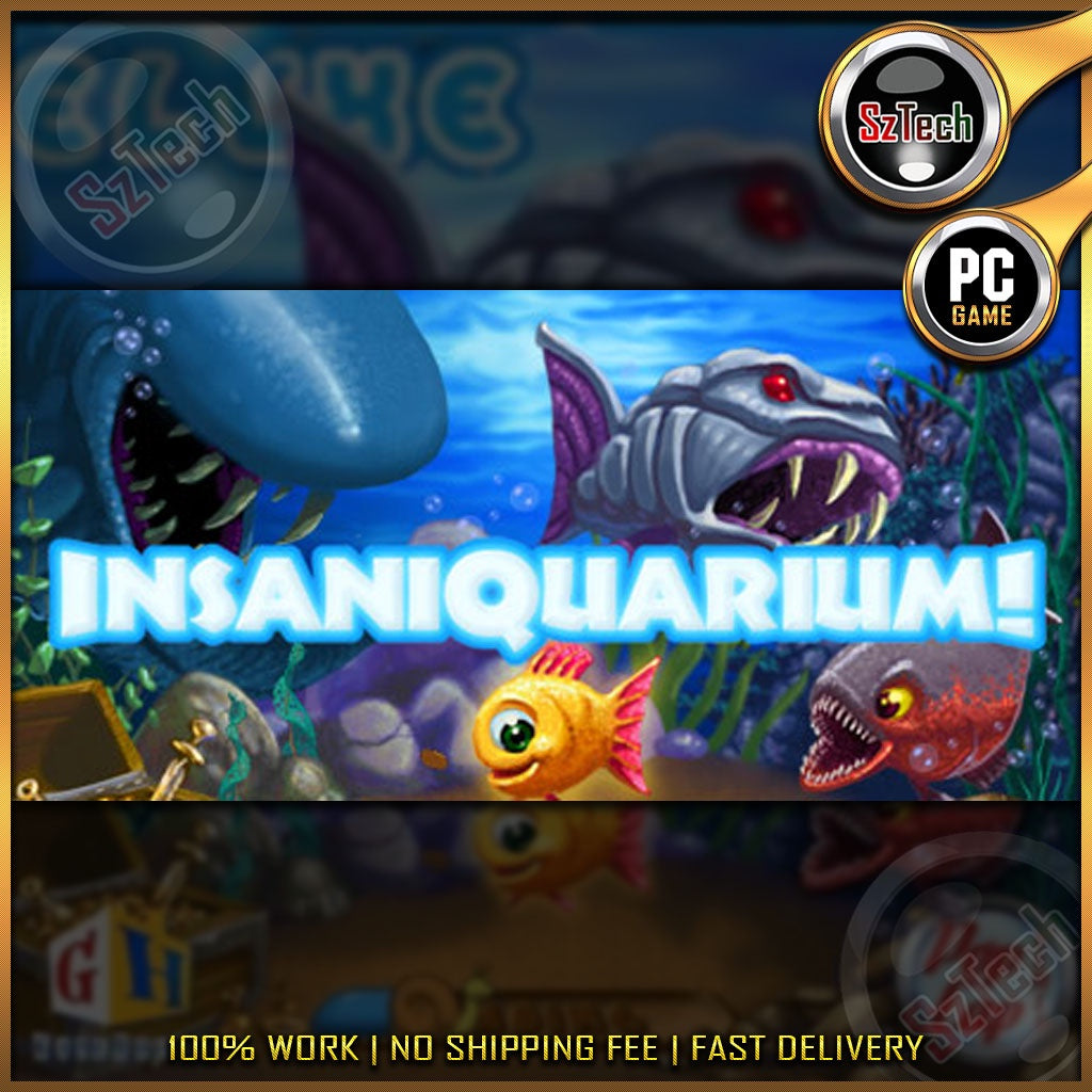Insaniquarium Deluxe [PC GAME]  [ DIGITAL DOWNLOAD] Classic GamesTime Management-PuzzleNostalgia Game