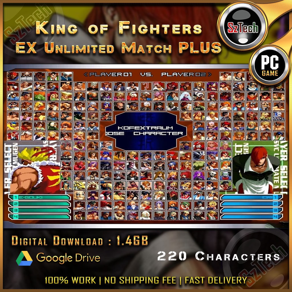 [ PC GAME ] The King of Fighters WingCapcom Vs SNKKOF Unlimited MatchOffline GamesAction & Fighting