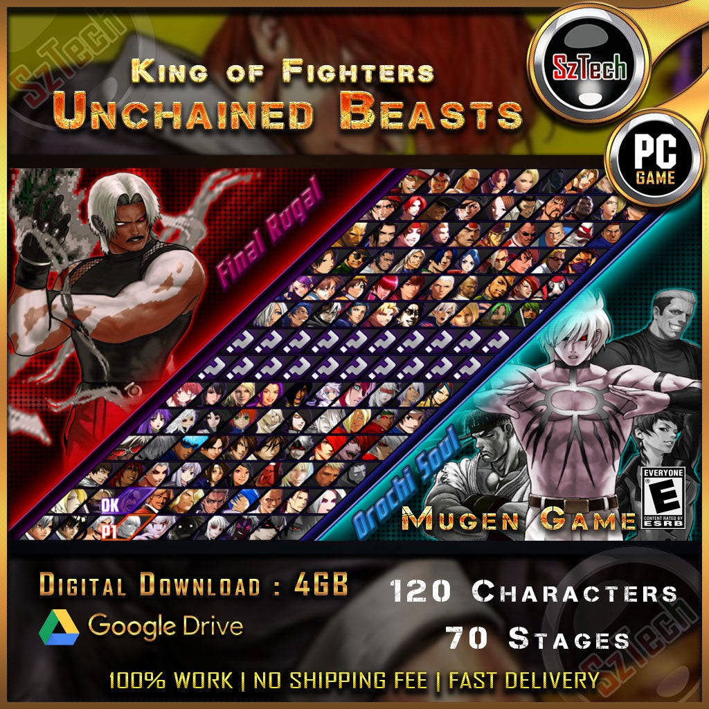 [ PC GAME ]King of Fighters - Unchained Beasts120 CharactersKOF Games