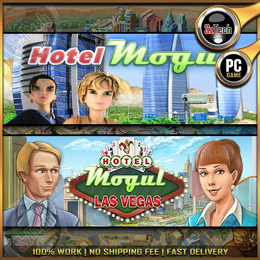 Hotel Mogul 1-2 [PC GAME]  [ DIGITAL DOWNLOAD] Classic GamesTime ManagementNostalgia Game