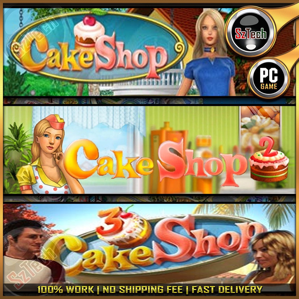 Cake Shop Collections [PC GAME][ DIGITAL DOWNLOAD][ CLASSIC PC GAMES ][ NOSTALGIA GAMES ][Time Management]