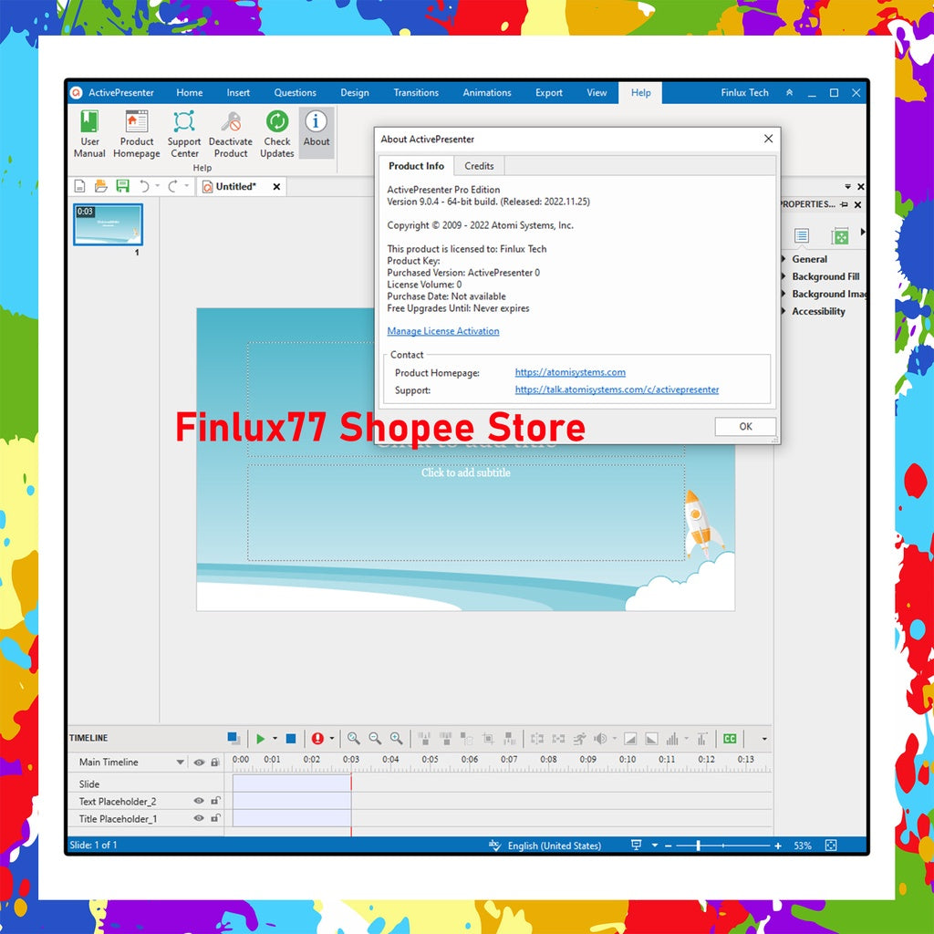 [SELF REDEEM] ActivePresenter Professional Edition v10.0 Latest 2025 Lifetime For Windows (64-Bit) | Active Presenter