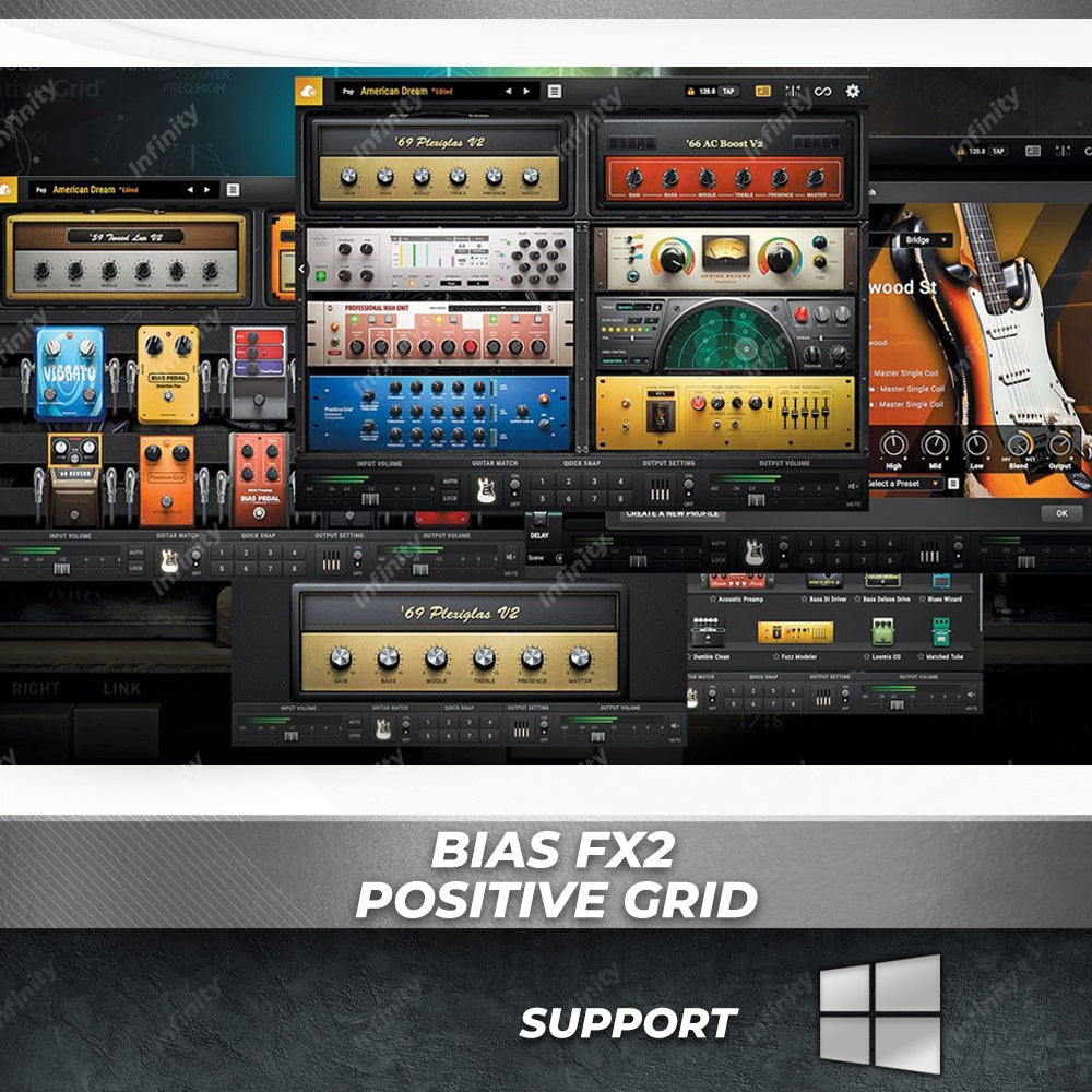 Bias FX2  Positive Grid (Win/Mac)  VST, VST3, *AAX x64