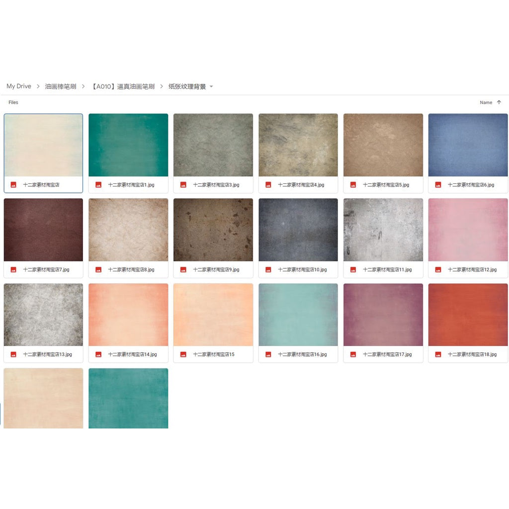 Procreate& PHOTOSHOP【A010】oil paint 逼真 油画棒笔刷 - Procreate Brushes