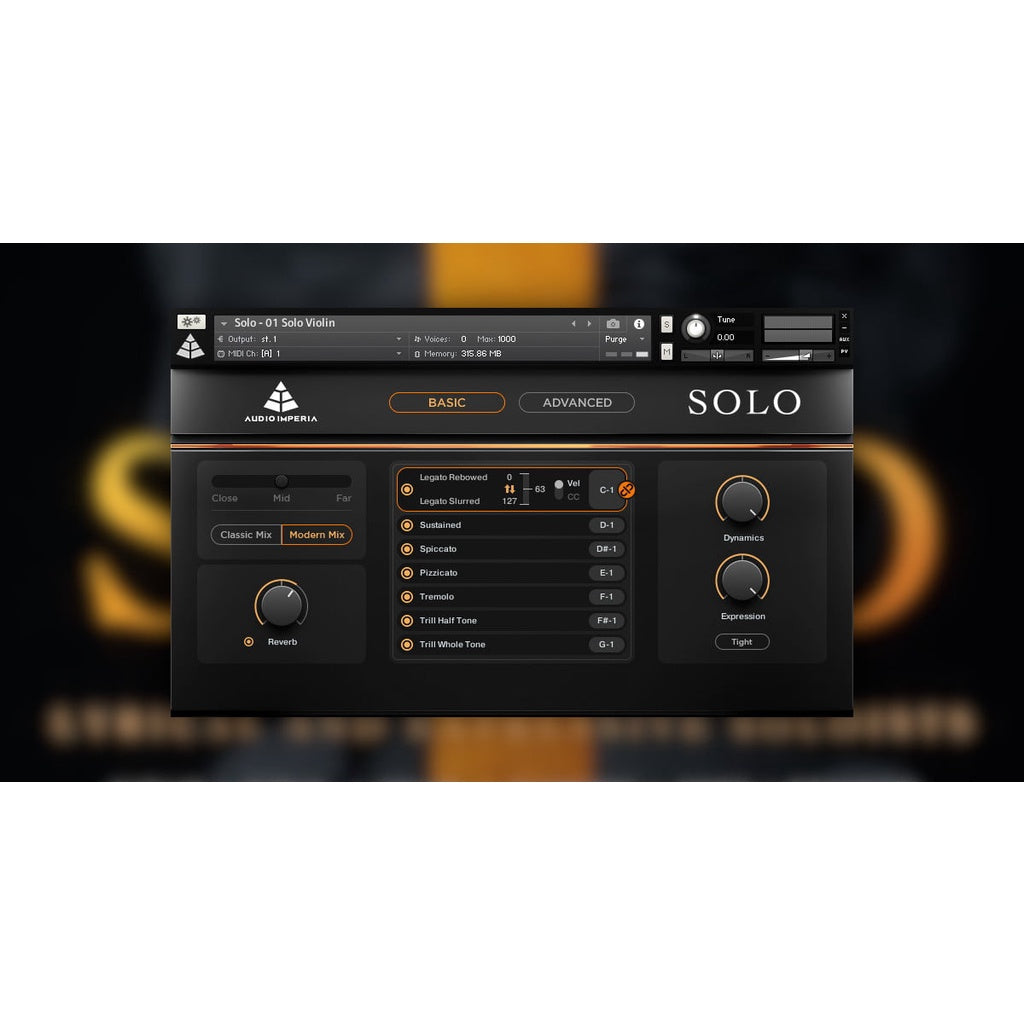 Solo  Audio Imperia (Win/Mac) *Kontakt Library*