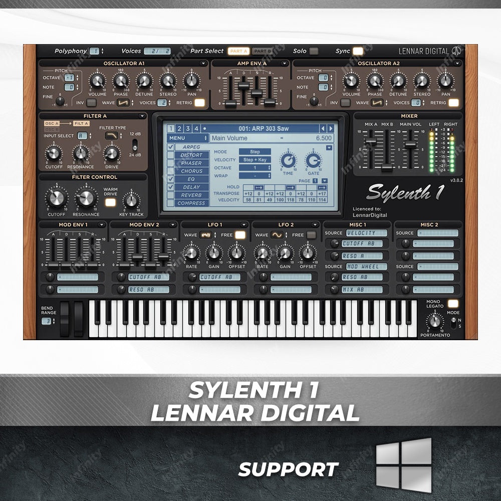 Sylenth 1 + 10000 ++ SoundBank  Lennar Digital (Windows)