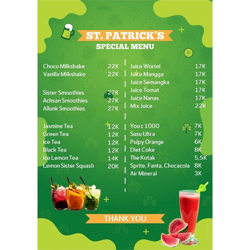 ID62001 - 15 Desain Buku Menu CorelDraw