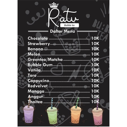 ID62001 - 15 Desain Buku Menu CorelDraw
