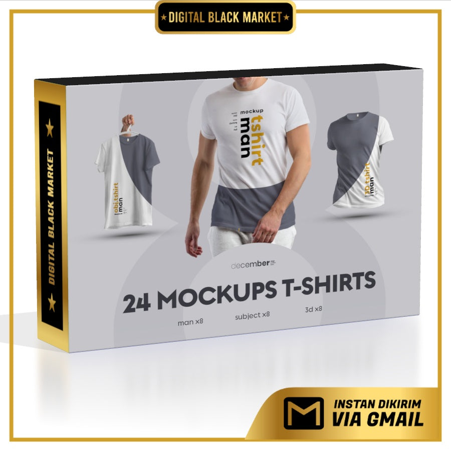 ID7821 -  Creative Team December. Dsgn 24 Mockups Mans T-Shirt10