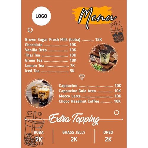 ID62001 - 15 Desain Buku Menu CorelDraw