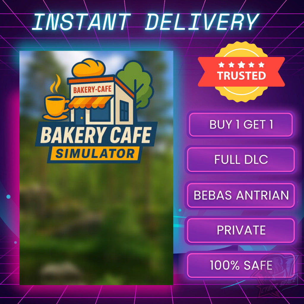 [BONUS 1 GAME] Bakery Cafe Simulator PC Original / Main Akun Sendiri / Bebas Antri
