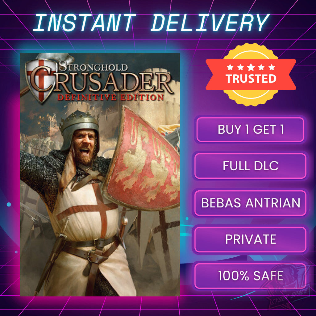 [BONUS 1 GAME] Stronghold Crusader: Definitive Edition PC Original / Main Akun Sendiri / Bebas Antri