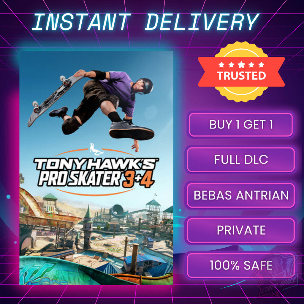 [BONUS 1 GAME] Tony Hawk's™ Pro Skater™ 3 + 4 PC Original / Main Akun Sendiri / Bebas Antri