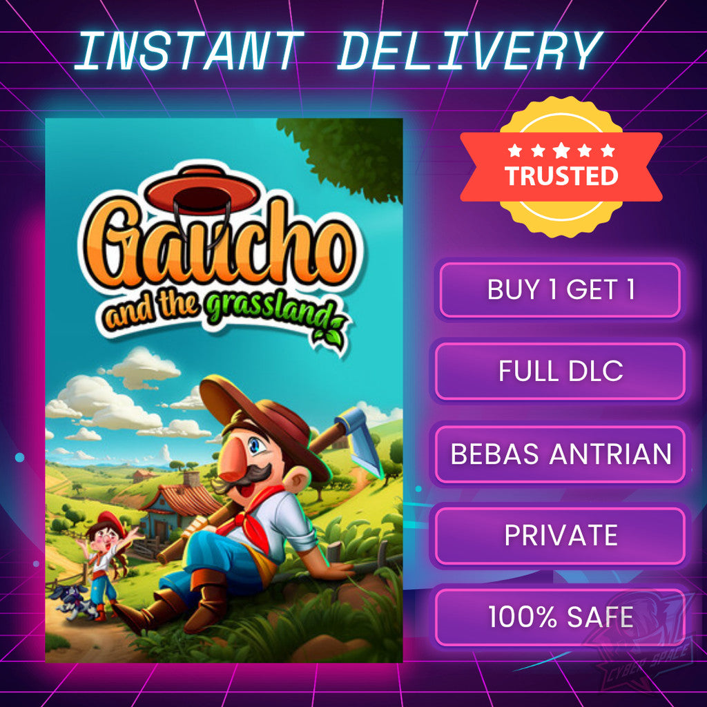 [BONUS 1 GAME] Gaucho and the Grassland PC Original / Main Akun Sendiri / Bebas Antri
