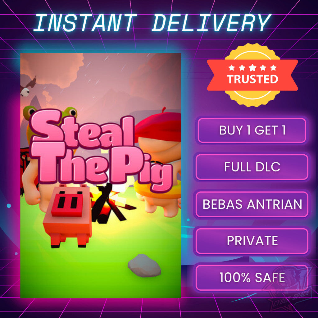 [BONUS 1 GAME] Steal The Pig PC Original / Main Akun Sendiri / Bebas Antri
