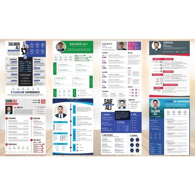 (ADL - 37) 500+ Template CV Resume Curiculum Vitae Lamaran Kerja Word PPT PSD Ats Mudah di Edit Menarik Keren Premium Siap Pakai