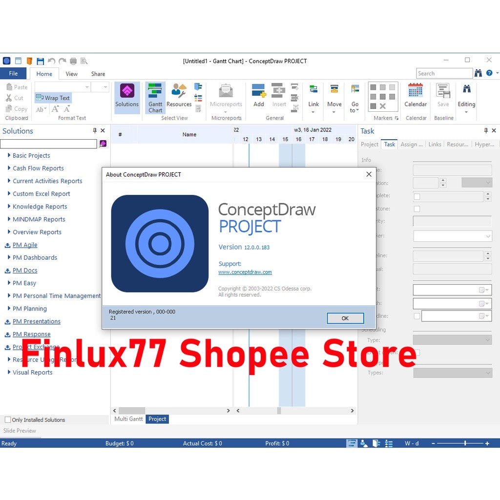 [SELF REDEEM] ConceptDraw OFFICE 11.0.0 (PROJECT•DIAGRAM•MINDMAP) Latest Lifetime For Win & McOS (64-Bit)