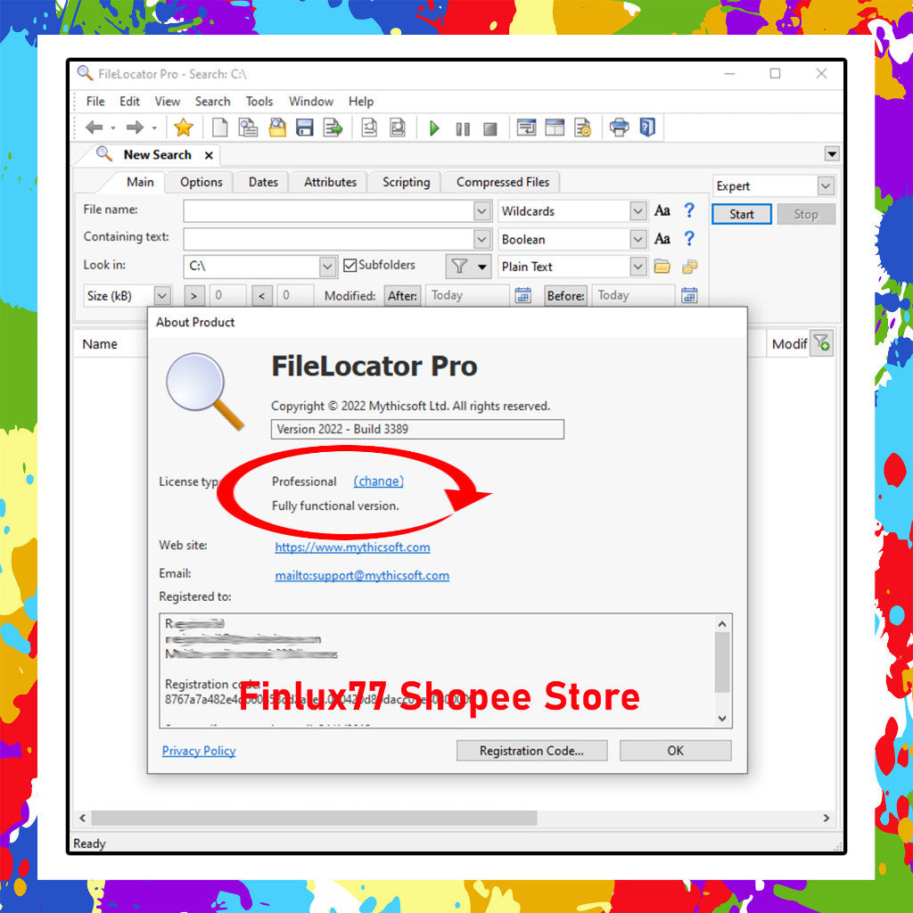[SELF REDEEM] FileLocator Pro 2022 Build 3389 Lifetime For Windows | File Locator Pro (64-Bit)