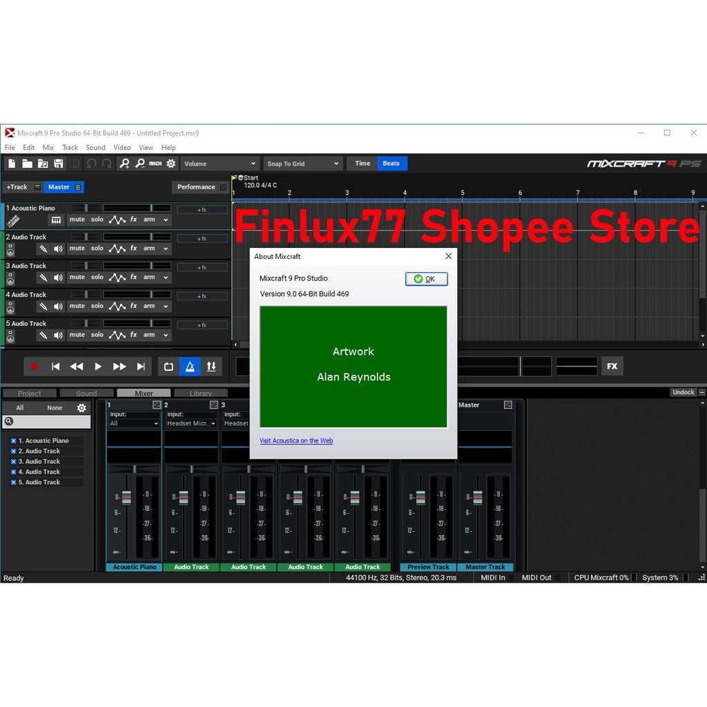 [SELF REDEEM] Acoustica Mixcraft Recording Studio 10.6 Build 635 Lifetime For Windows