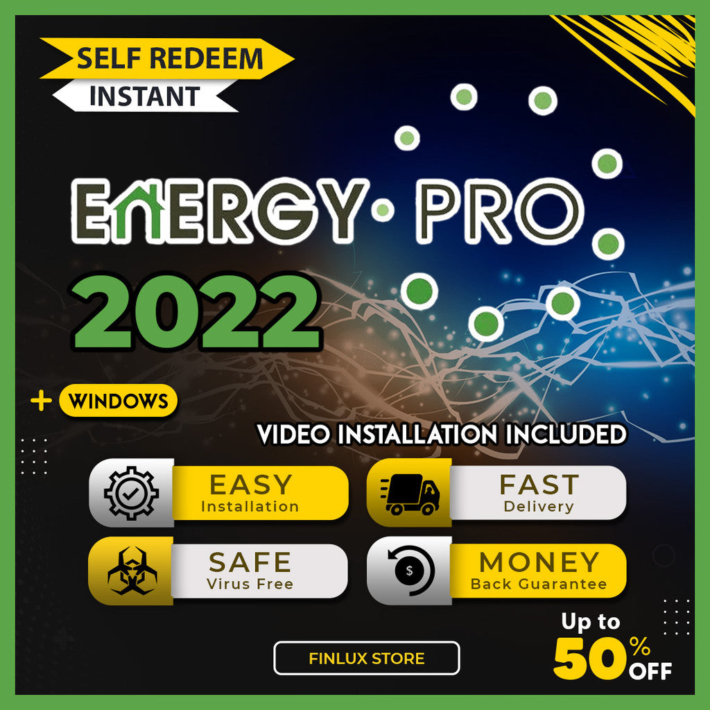 [SELF REDEEM] EnergyPro 8.2.2 Latest 2022 Lifetime For Windows (64-Bit) | Energy Pro