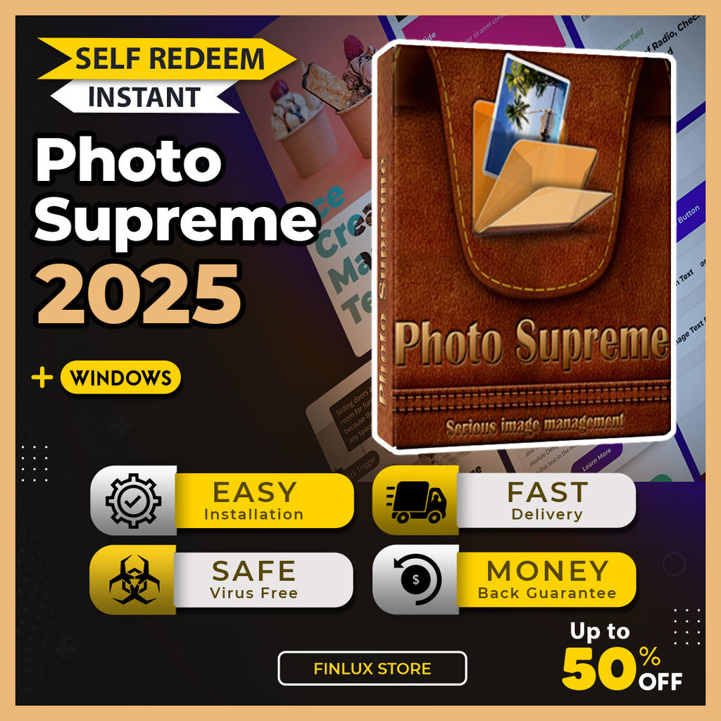 [SELF REDEEM] Photo Supreme 2025.3 Latest Lifetime For Windows