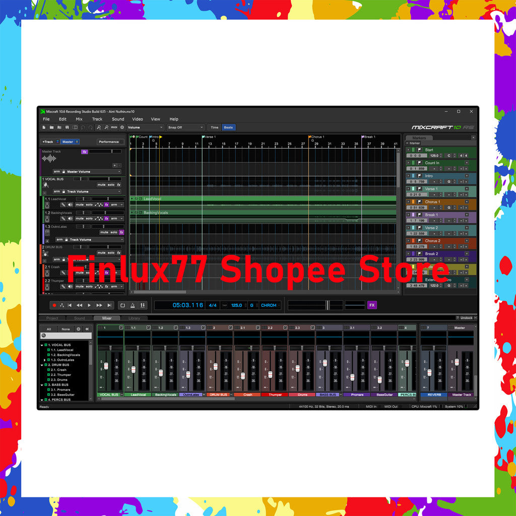 [SELF REDEEM] Acoustica Mixcraft Recording Studio 10.6 Build 635 Lifetime For Windows