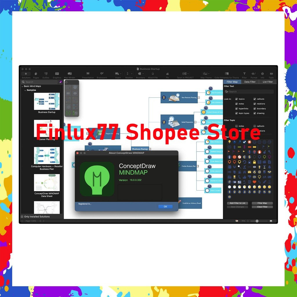 [SELF REDEEM] ConceptDraw OFFICE 11.0.0 (PROJECT•DIAGRAM•MINDMAP) Latest Lifetime For Win & McOS (64-Bit)