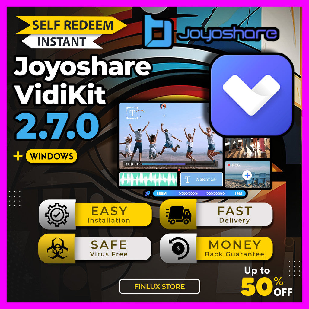 [SELF REDEEM] Joyoshare VidiKit v2.7.0 Latest 2025 Lifetime For Windows