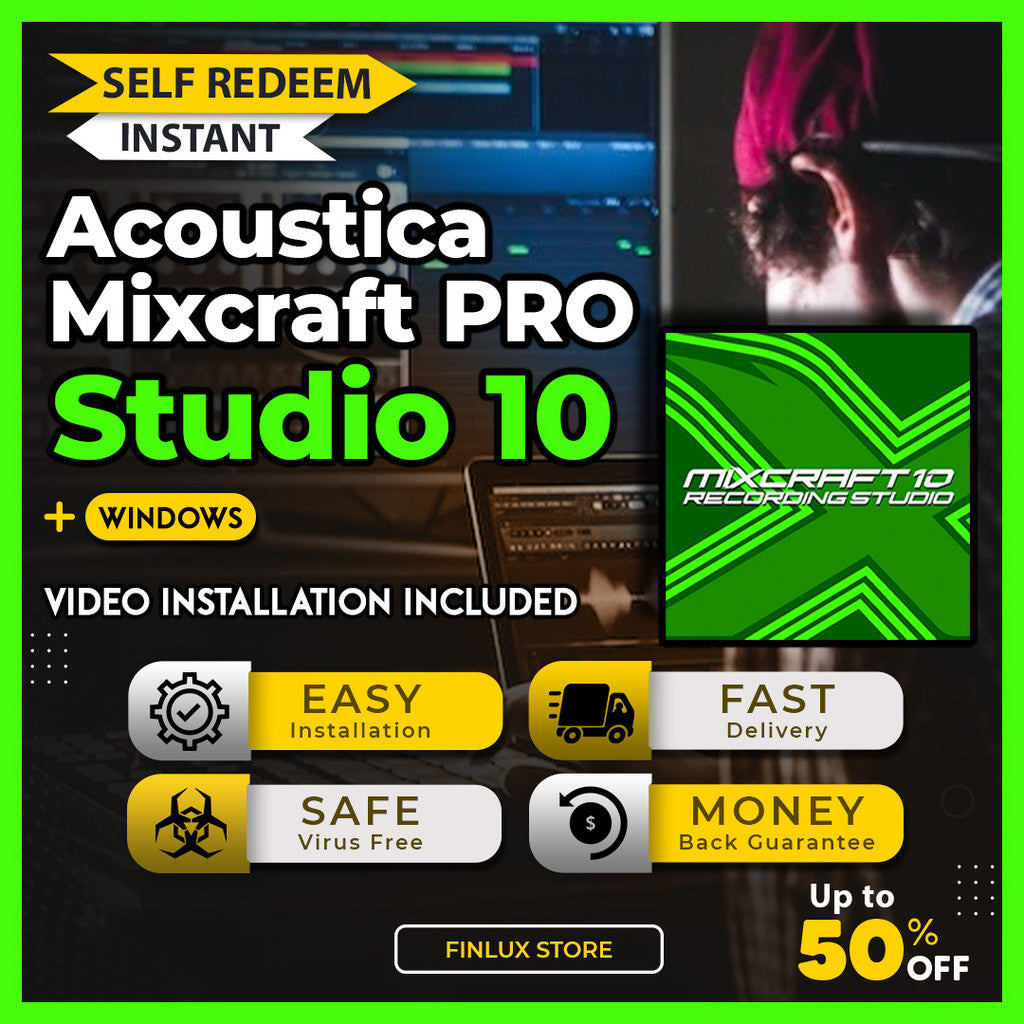 [SELF REDEEM] Acoustica Mixcraft Recording Studio 10.6 Build 635 Lifetime For Windows