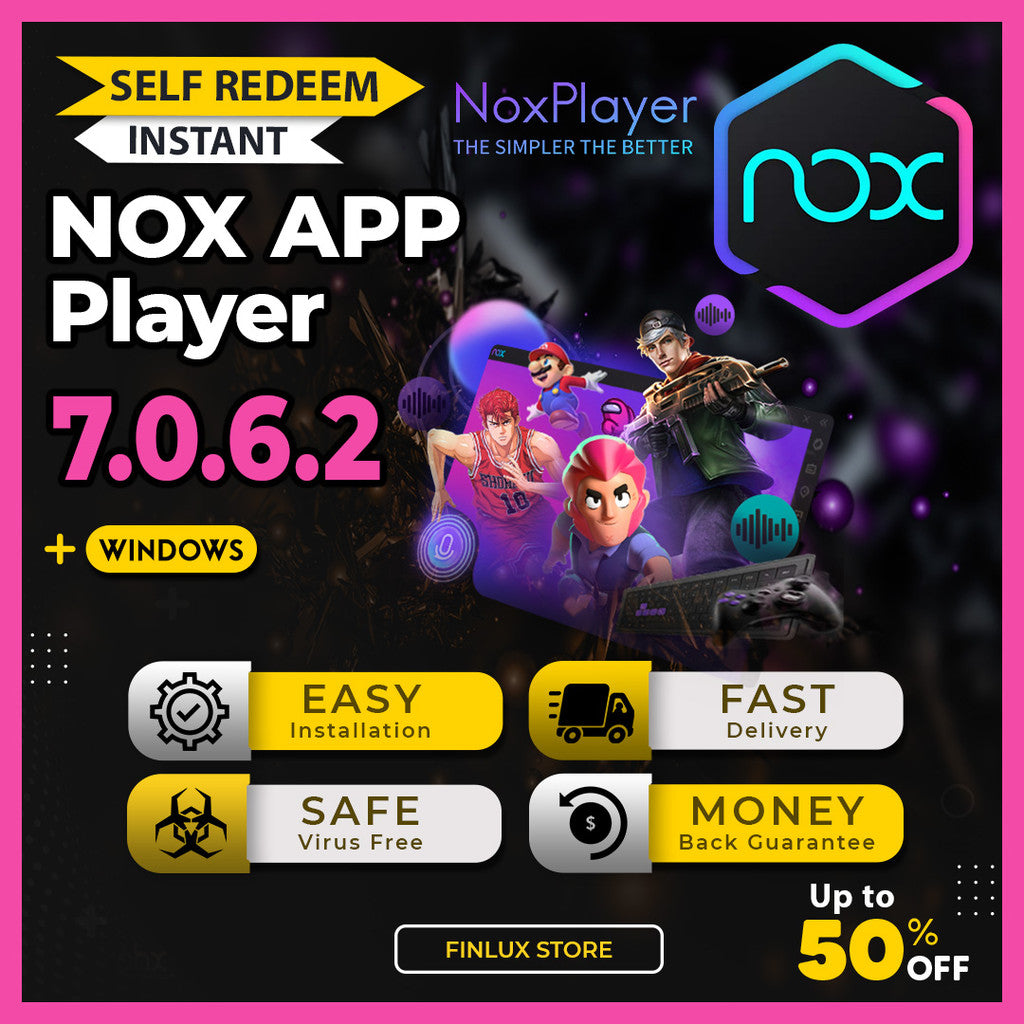 [SELF REDEEM] Nox App Player (NoxPlayer) v7.0.6.2 Latest 2025 Lifetime For Windows
