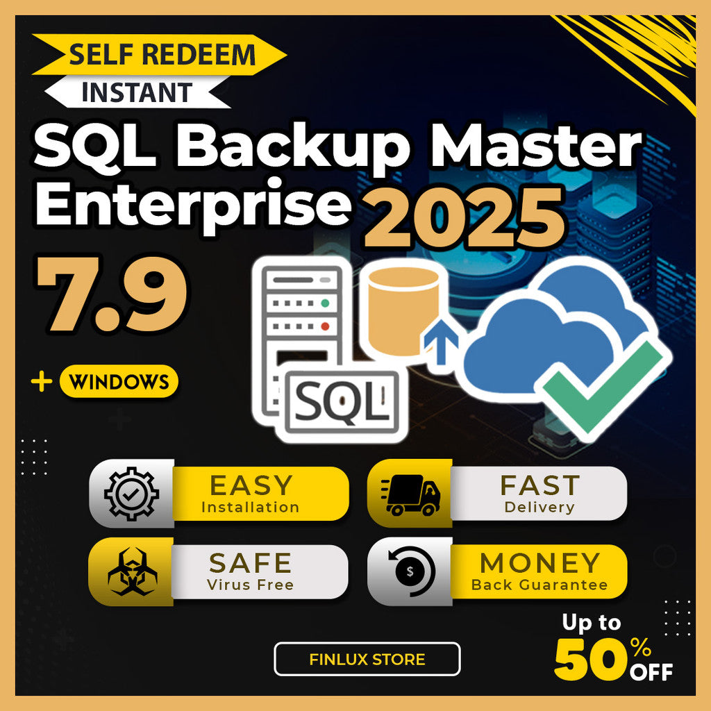 [SELF REDEEM] SQL Backup Master Enterprise v7.9 Latest 2025 Lifetime For Windows