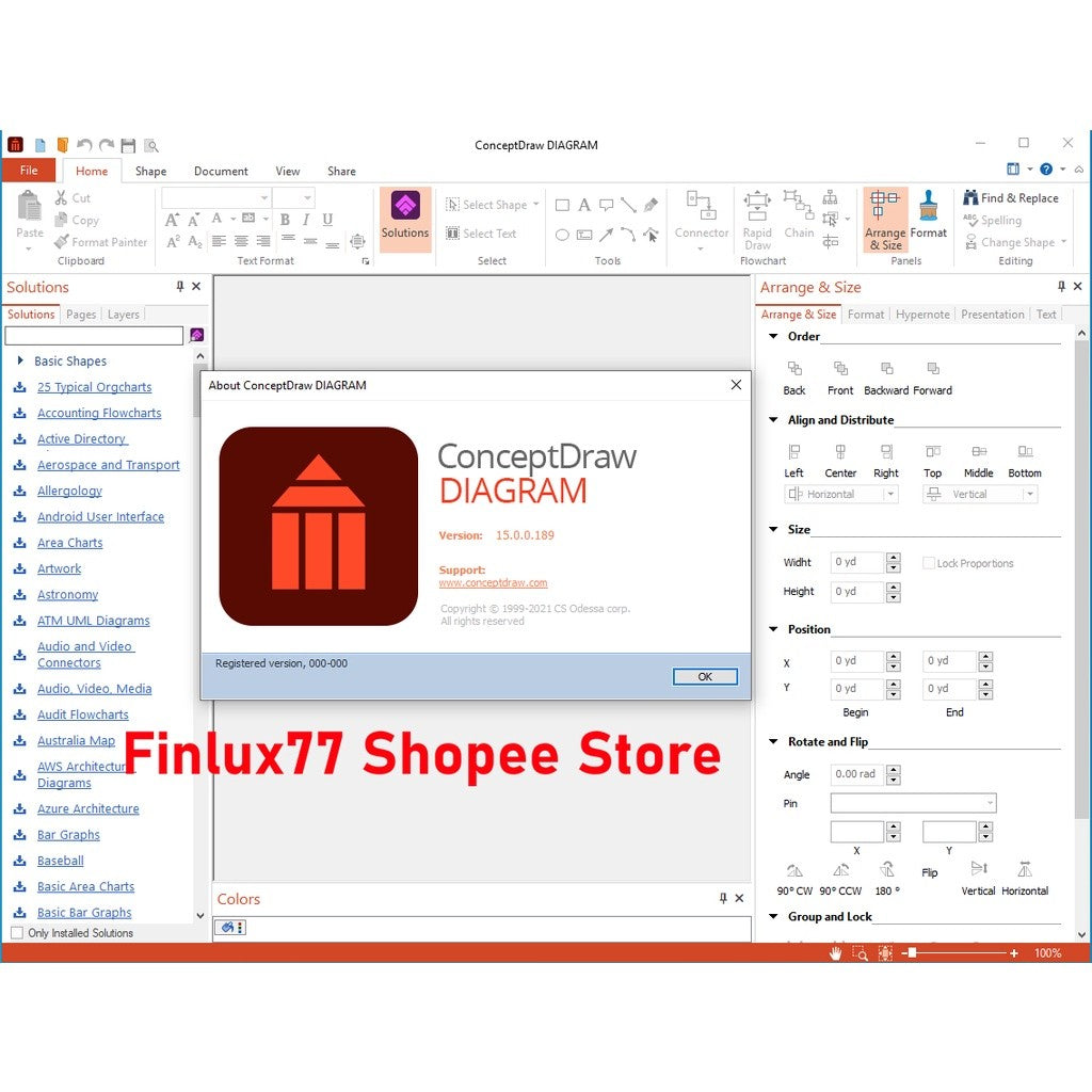 [SELF REDEEM] ConceptDraw OFFICE 11.0.0 (PROJECT•DIAGRAM•MINDMAP) Latest Lifetime For Win & McOS (64-Bit)