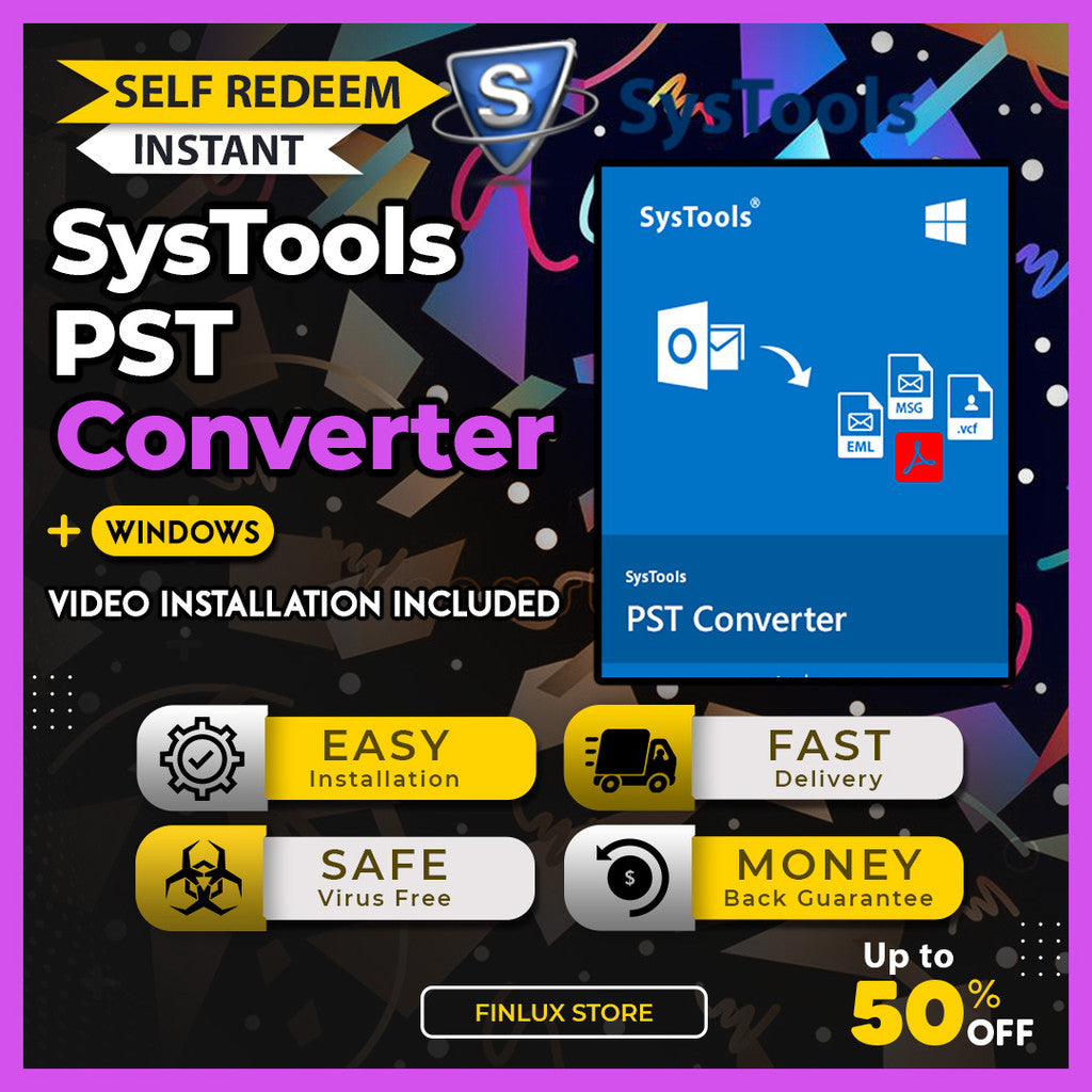 [SELF REDEEM] SysTools PST Converter v8.0 Latest 2025 Lifetime For Windows