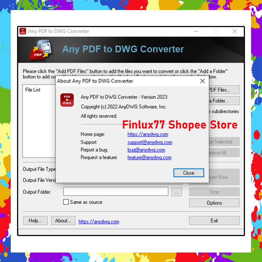 [SELF REDEEM] Any PDF to DWG Converter 2023 Latest Lifetime For Windows