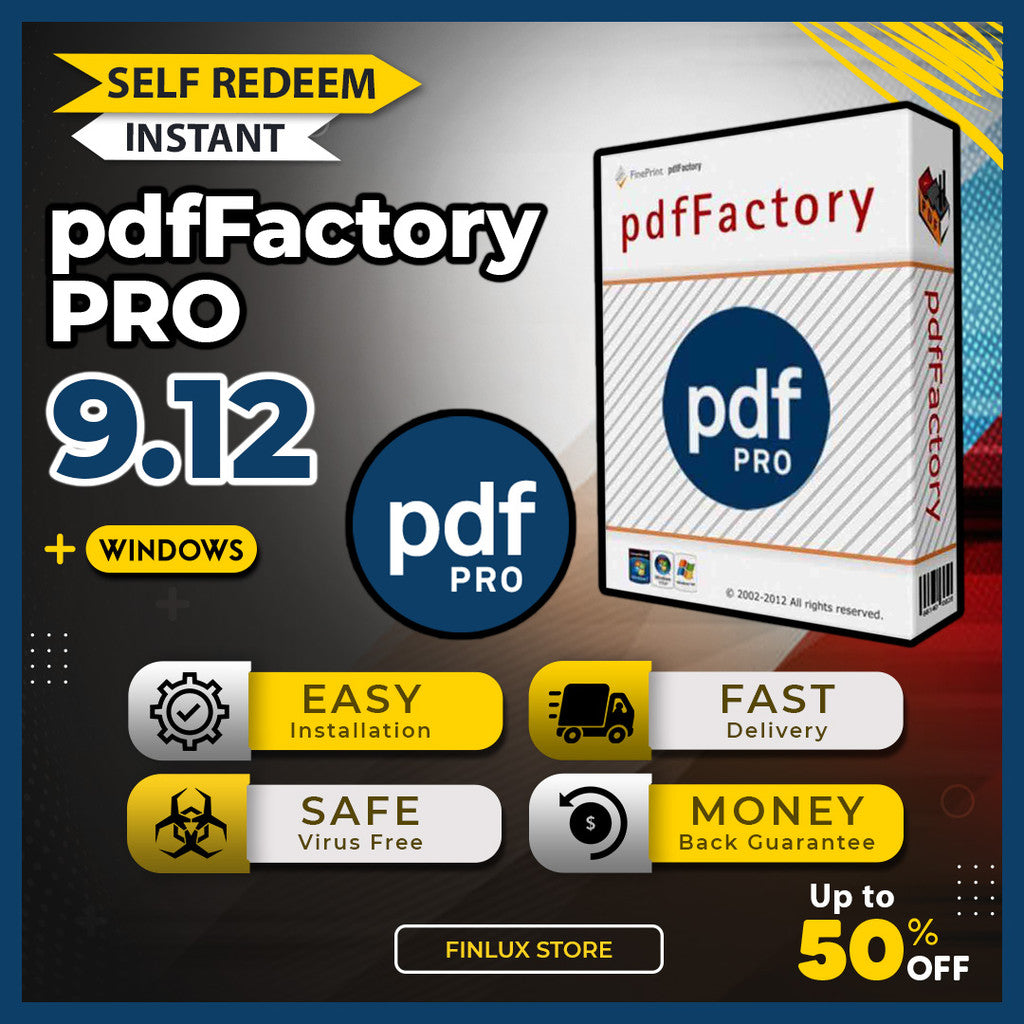 [SELF REDEEM] pdfFactory Pro v9.12 Latest 2025 Lifetime For Windows