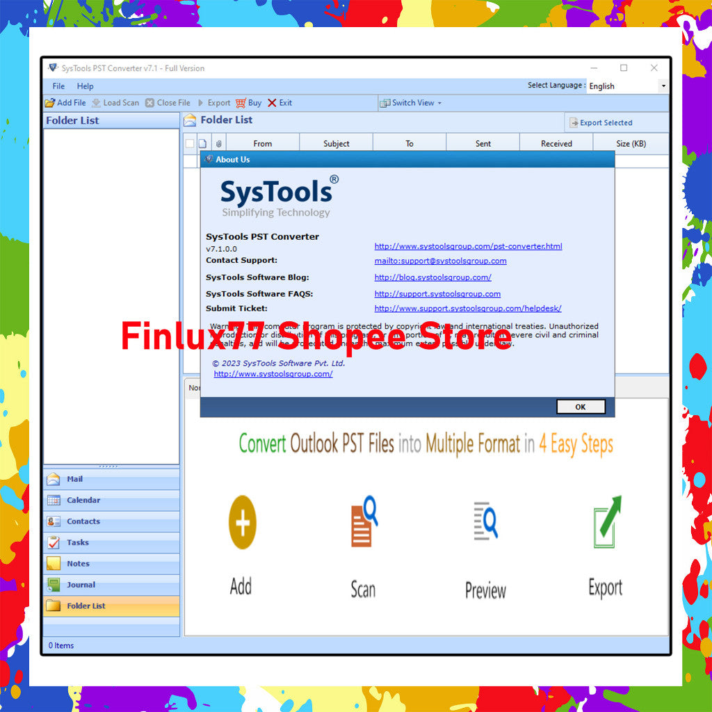 [SELF REDEEM] SysTools PST Converter v8.0 Latest 2025 Lifetime For Windows