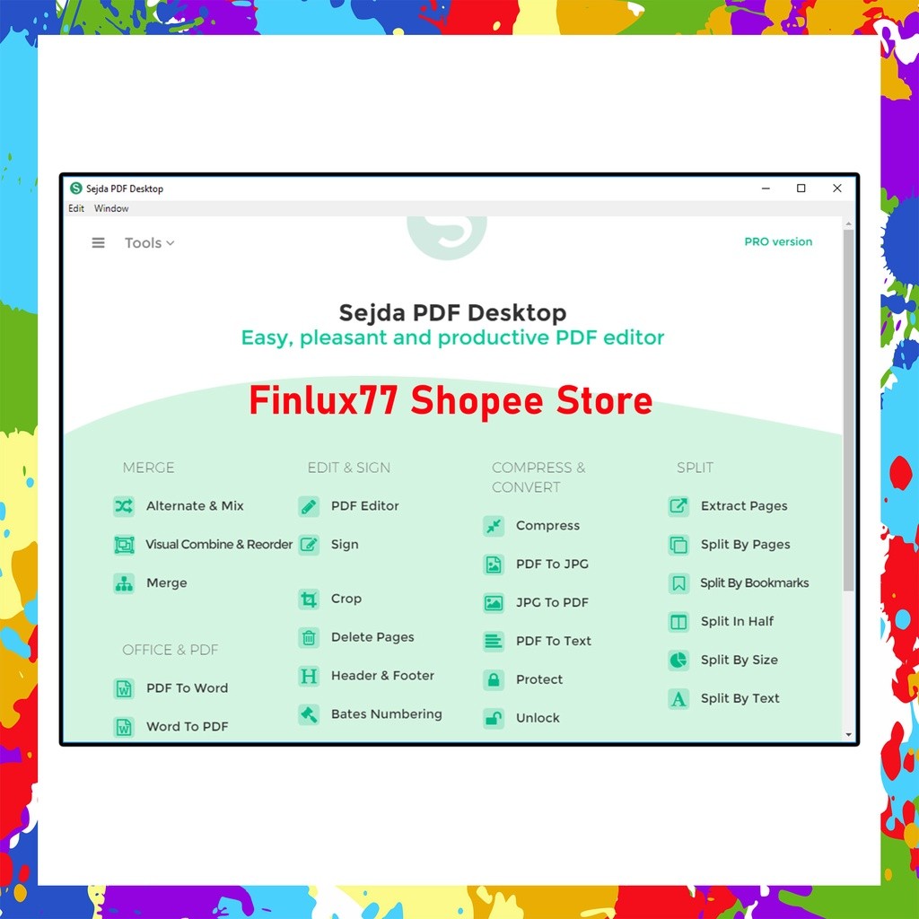 [SELF REDEEM] Sejda PDF Desktop Pro v7.9.3 Latest Update 2025 Lifetime For Windows