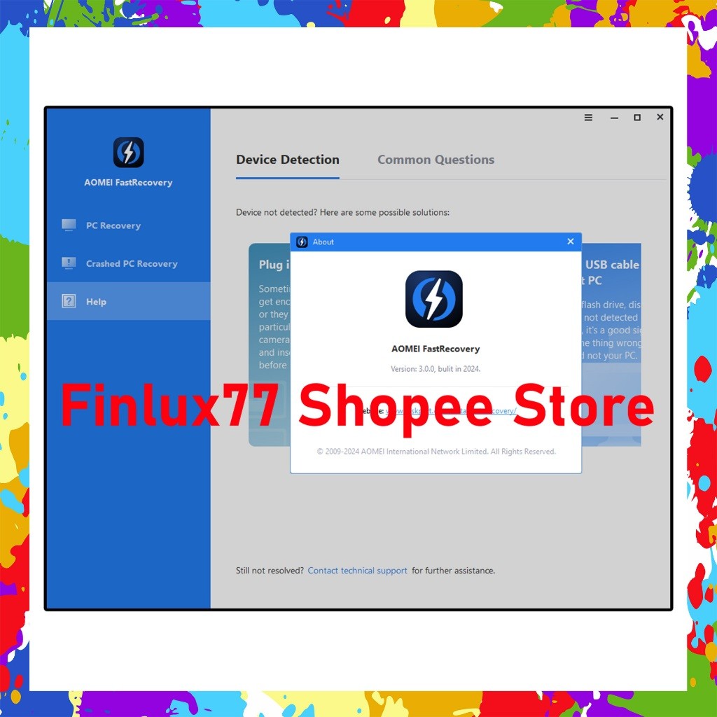 [SELF REDEEM] AOMEI FastRecovery v3.0 Latest 2024 Lifetime For Windows