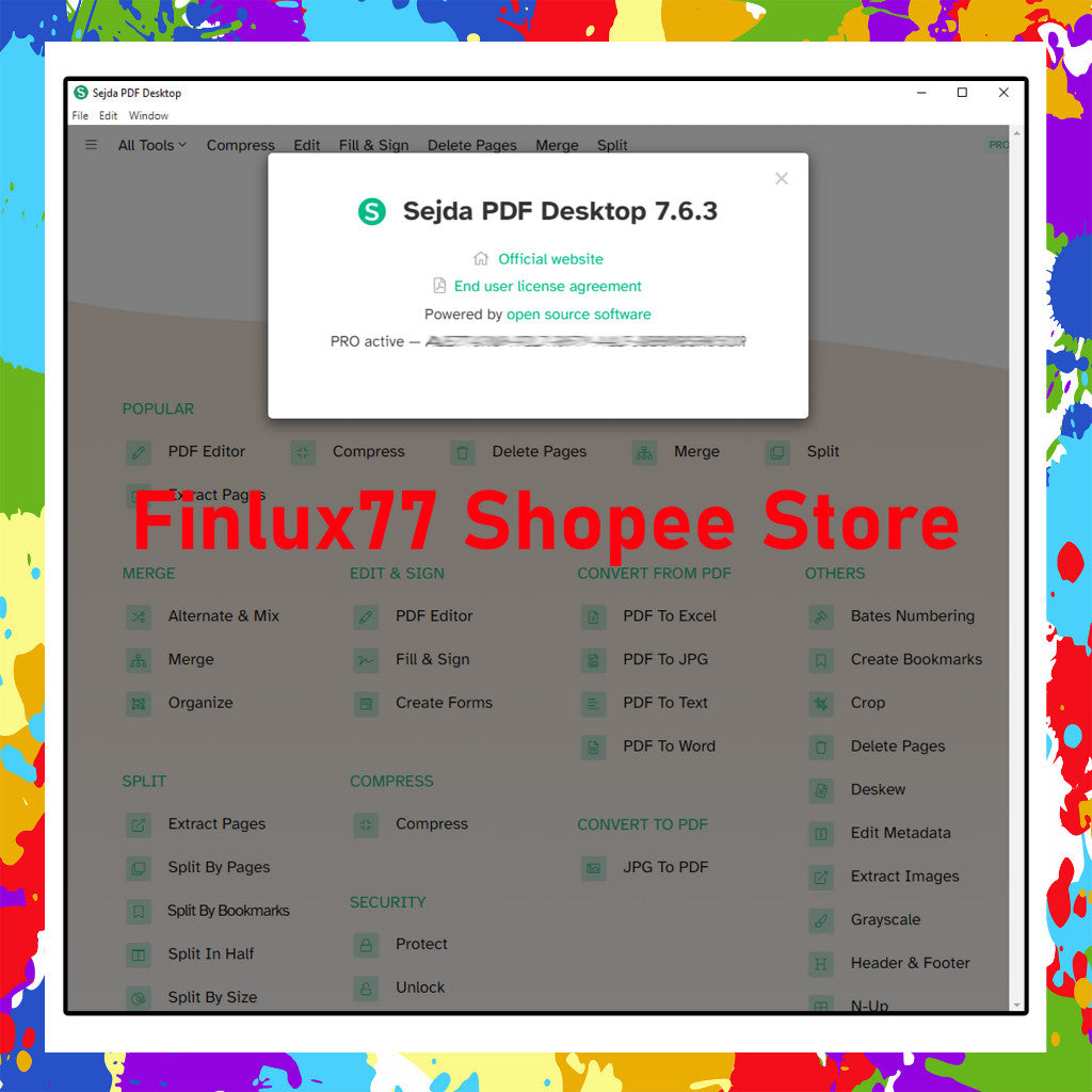 [SELF REDEEM] Sejda PDF Desktop Pro v7.9.3 Latest Update 2025 Lifetime For Windows